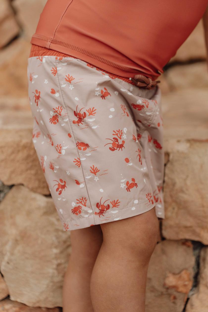 Zwemshort Little Dutch krab en kreeft