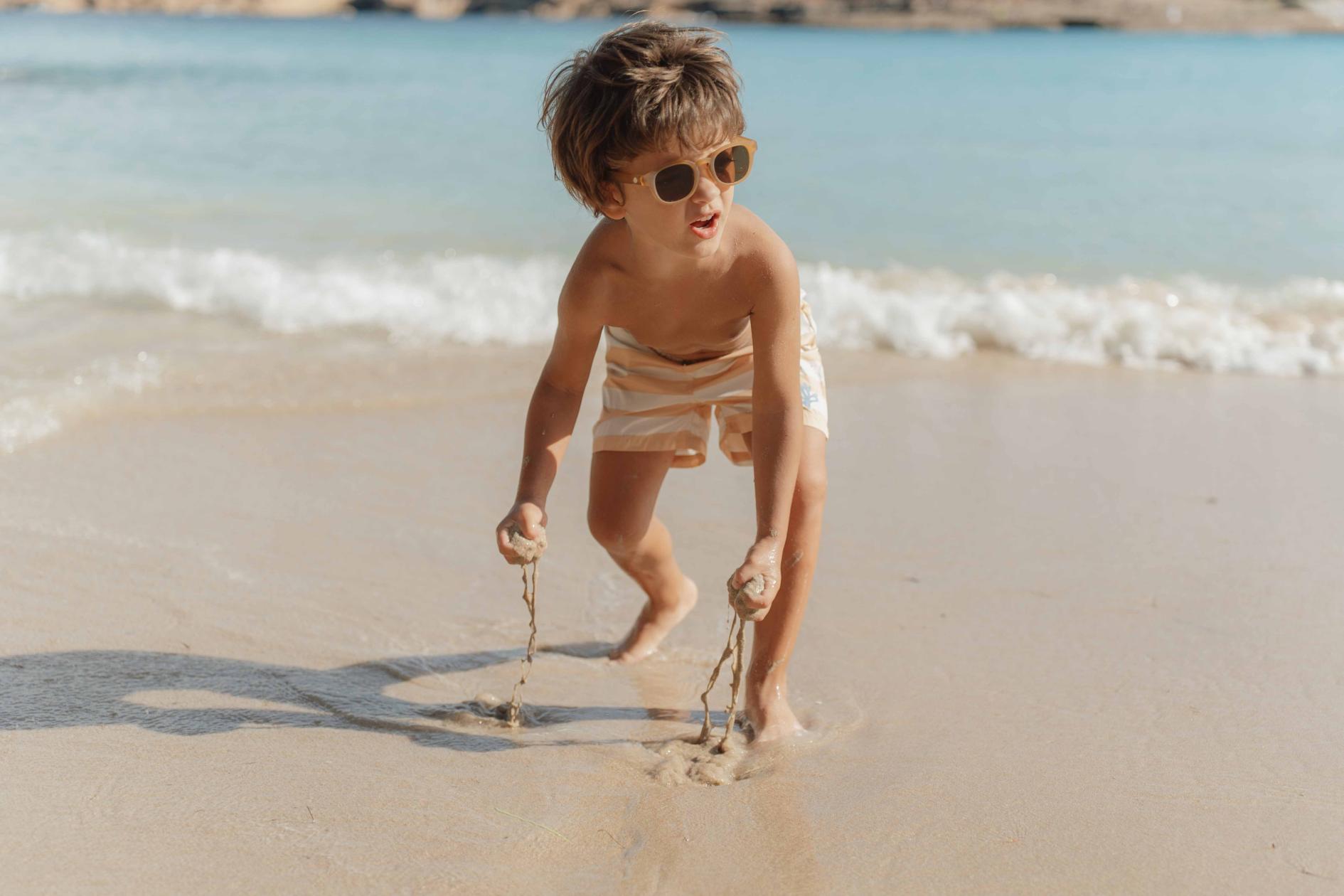 Zwemshort Little Dutch zonnig geel