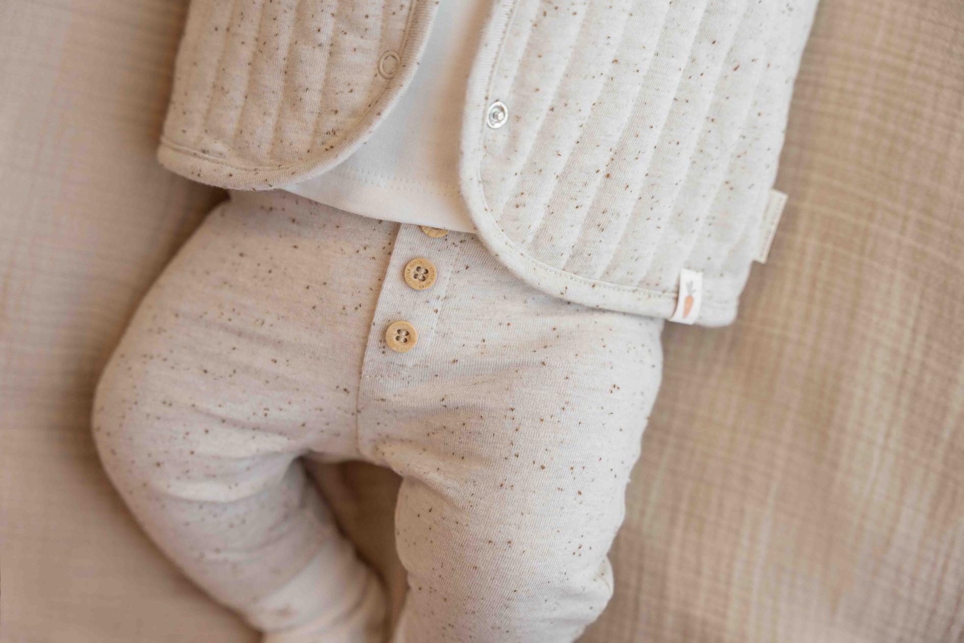 Pantalon Little Dutch baby bunny sand